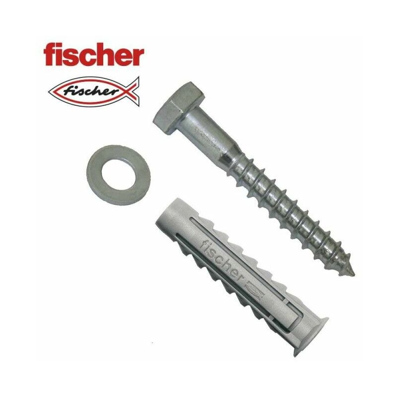 Tacos con Tornillo Fischer sx 10x50mm - Blíster 5 unidades 567828