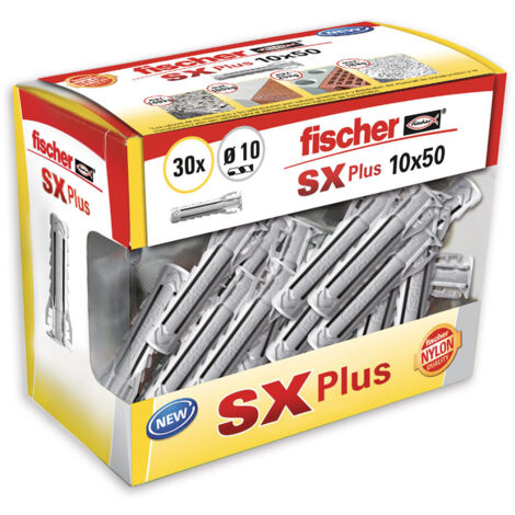Taco sx plus ø10x50mm diy 30 unid. 568714 fischer