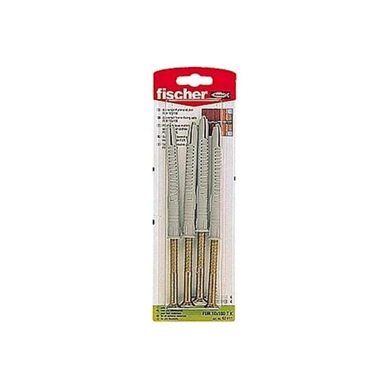 

Taco Fij 10x080mm Pl Fur Ss 50 Pz 88776 Tornillo Seg - Fischer