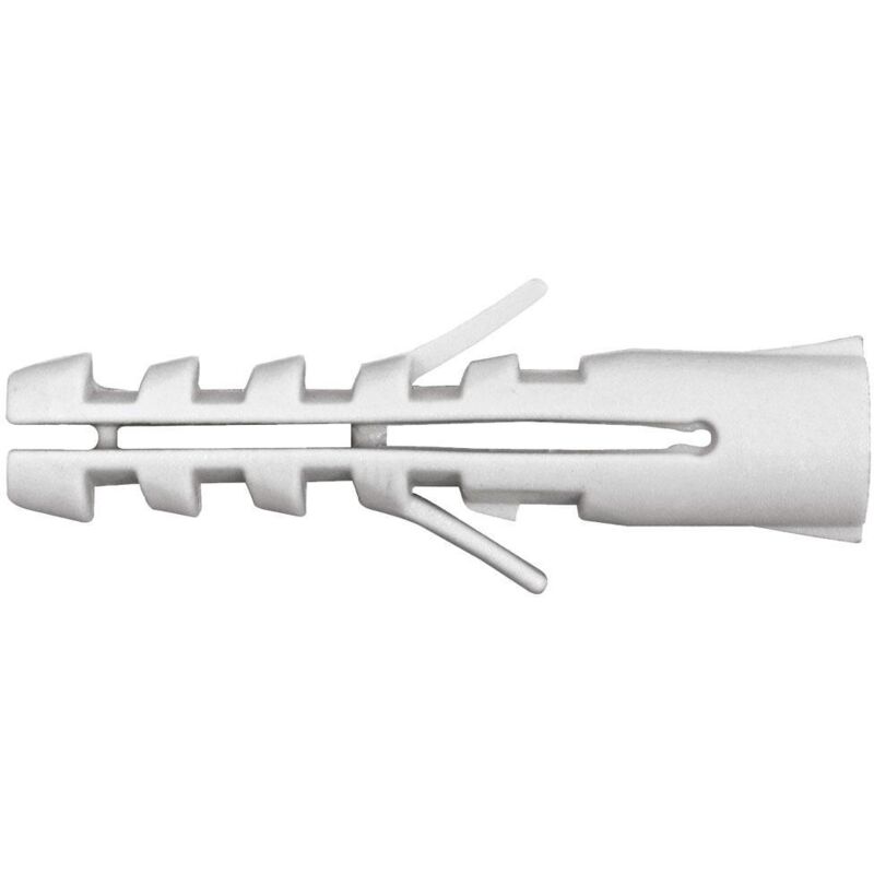 COFAN taco nylon sin collarín 8 x 40 mm caja 100 unid. , Taco de nylon alado sin collarín. Tacos con alas laterales para evitar el giro accidental