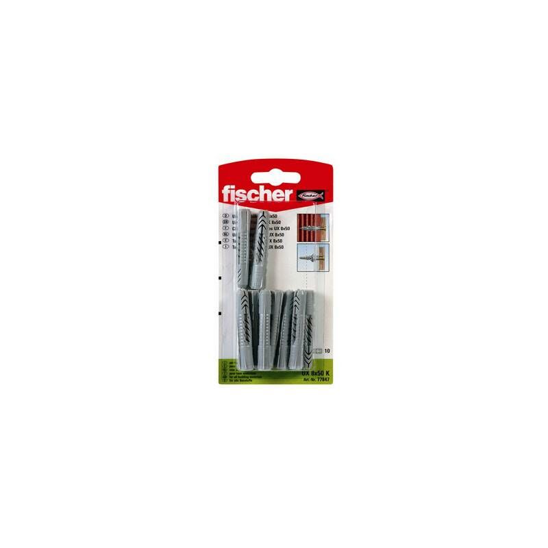 

Taco Nilon Ux con Reborde Blister Ux 6x50Rk (20 Unidades) - Fischer