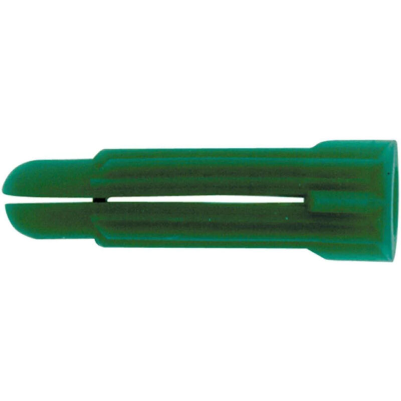 

Taco de nylon PC verde 8x34mm para tornillos de madera, 100 piezas