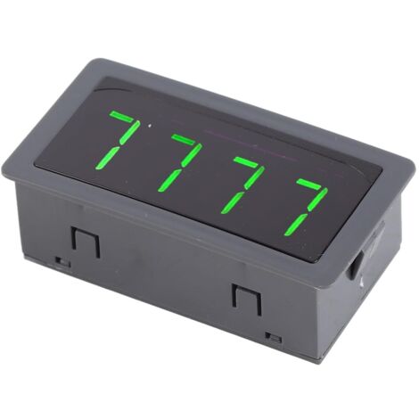 Tacómetro de motor con LED verde, medidor de velocidad y RPM + interruptor de sensor de proximidad Hall NPN (12,00 x 10,00 x 3,00)