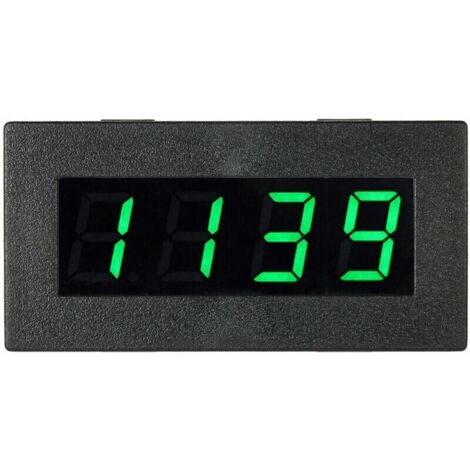 Tacómetro digital de alta precisión con pantalla verde de 0,56 pulgadas, modo de medición de velocidad, color negro y LED verde.