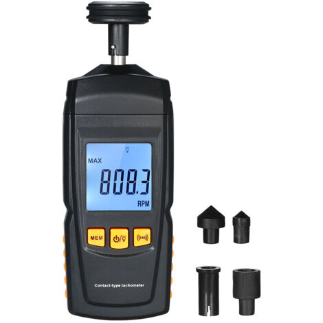 Tacómetro digital portátil de contacto para motores, velocímetro LCD, medidor de velocidad del motor, medidor de velocidad de rotación para la fabricación de motores y automóviles.