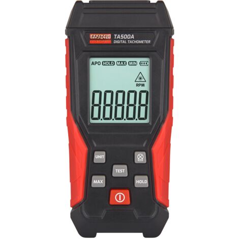 Tacómetro digital sin contacto TASI, mini medidor de RPM, pantalla LCD, tacómetro portátil para motores, tornos y construcción automotriz.