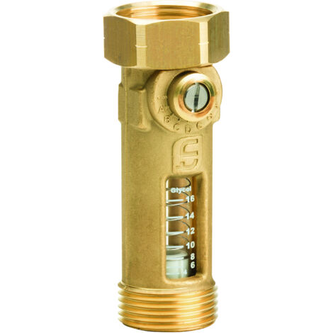 Taconova Durchflussmesser DN 15 3/4x3/4" 1-3,5l/min, Nr. 223.4214.000