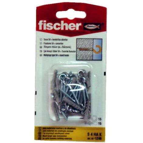 Tacos Fischer Finstock Blister HAK S - 4 unidades