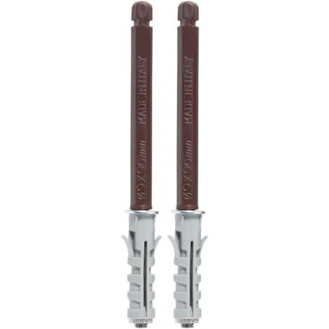 Tacos ocultos para estante de pared Sanitec 2 piezas 18 mm