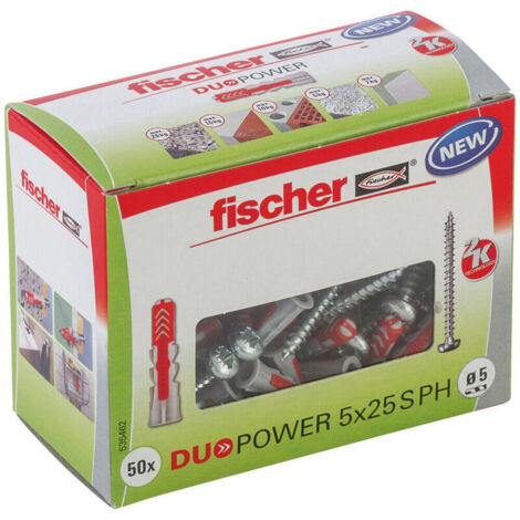 TACOS UNIVERSALES FISCHER DUOPOWER, CON TORNILLO, 535462