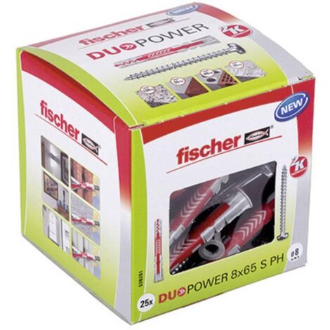 TACOS UNIVERSALES FISCHER DUOPOWER, CON TORNILLO, 538261