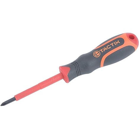 TACTIX - CACCIAVITE PROFESSIONALE A CROCE ISOLATO PH 1x80MM