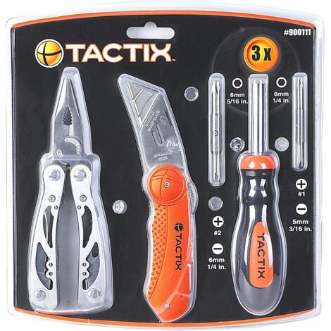 TACTIX - SET 3 PZ CUTTER / CACCIAVITE /PINZA