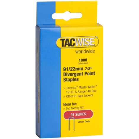 Tacwise 0288 Punti 91 Compatibile con 191EL, Duo 35 e Duo 50