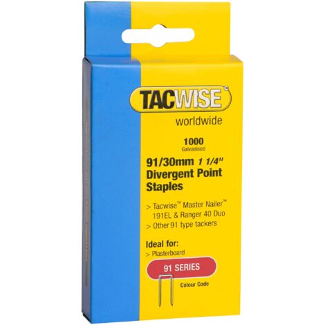 Tacwise 0289 Punti 91 Compatibile con 191EL, Duo 35 e Duo 50