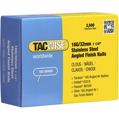 Tacwise 1065 16G Chiodi in Acciaio Inossidabili da 32 mm