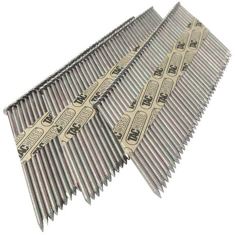 Tacwise 1124 Framing Nails Extra Galvanised Ring Shank 34 degrees 3300 2.8/50mm