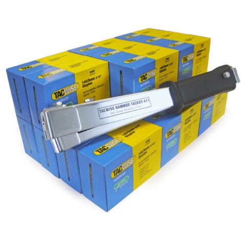 Tacwise 1185 Fissatrice a Martello A11 con 75.000 Punti 140/10mm, Utilizza Punti di Tipo 140 da 6mm a 10mm
