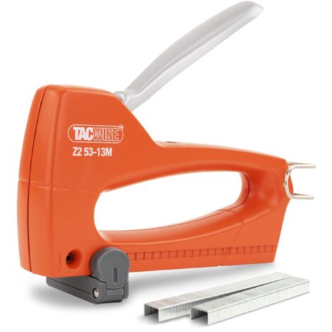 Tacwise 1218 Z2 53-13M Graffatrice in Metallo con 300 Punti, Utilizza Punti Tipo 13 e 53 da 4-8 mm