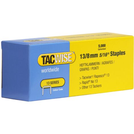 Tacwise 13 - Punti metallici da 8 mm (confezione da 5000)