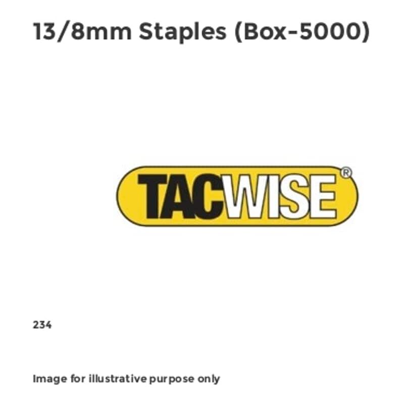 13/8mm Staples (Box-5000) - Tacwise