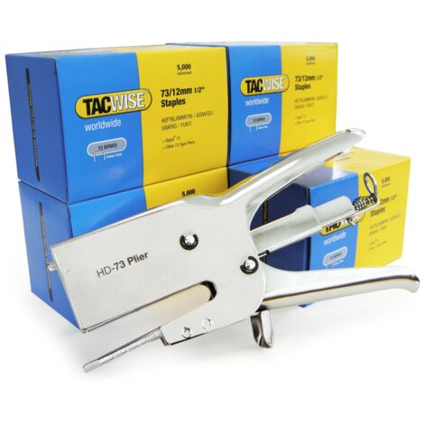 Tacwise Cucitrice a Pinza Classica Manuale e 25,000 Punti da 73/12 mm