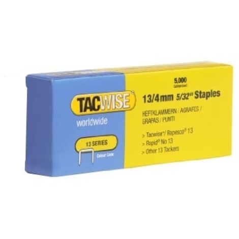 TACWISE LOT DE 5000 AGRAFES 13/4 MM