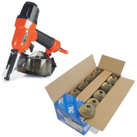 Tacwise Mini Nailer DCN50LHH 50mm + 14,400 2.1 x 38mm Conical Top Coil Nails