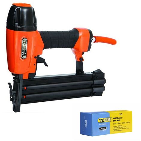 Tacwise Pneumatic Air Nailer 2nd Fix Brad Nail Gun + 5000 50mm Brads DGN50V