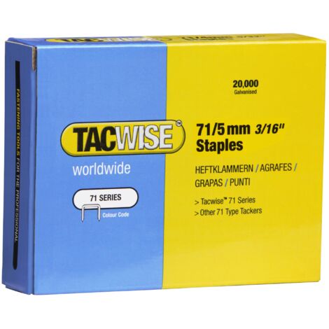 Tacwise Punti Zincati da 71/5 mm