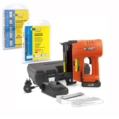 Tacwise Ranger 2 150 EL-PRO 18v Cordless Staple Nail Gun + 8,800 Staples / Nails