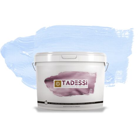 TADESSI Color Vista Wandfarbe Pastellblau - Himmelblau - Matte Dispersionsfarbe - Innenfarbe für Wand und Decke