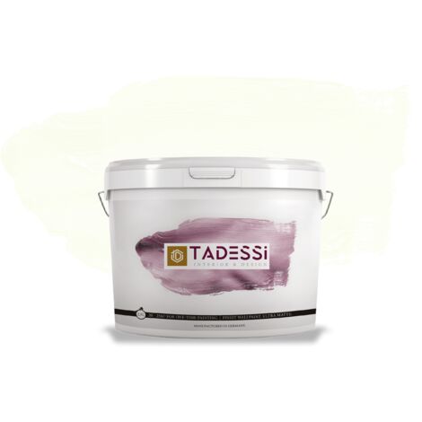 TADESSI Color Vista Wandfarbe Pastellgrau - Matte Dispersionsfarbe - Innenfarbe für Wand und Decke