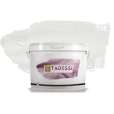 TADESSI Color Vista Wandfarbe Pastellgrau - Mondsteingrau - Matte Dispersionsfarbe - Innenfarbe für Wand und Decke