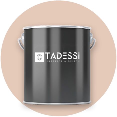 TADESSI Wall Select Wandfarbe Beige - Blasskoralle - abwaschbare Innenfarbe matt - Dispersionsfarbe - Geruchsarm und Lösemittelfrei