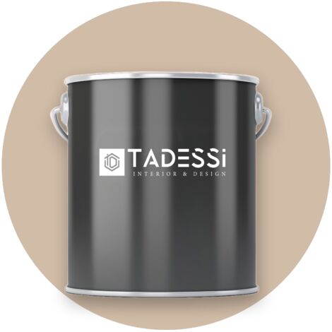 TADESSI Wall Select Wandfarbe Beige - Leinenbeige - abwaschbare Innenfarbe matt - Dispersionsfarbe - Geruchsarm und Lösemittelfrei