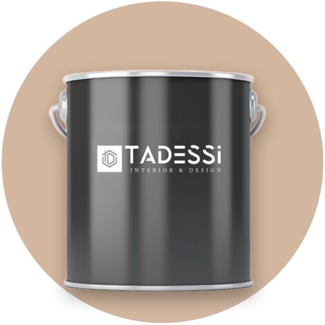 TADESSI Wall Select Wandfarbe Beige - Muskat - abwaschbare Innenfarbe matt - Dispersionsfarbe - Geruchsarm und Lösemittelfrei