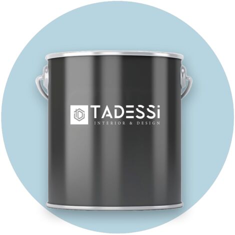 TADESSI Wall Select Wandfarbe Blau - Wasserblau - abwaschbare Innenfarbe matt - Dispersionsfarbe - Geruchsarm und Lösemittelfrei