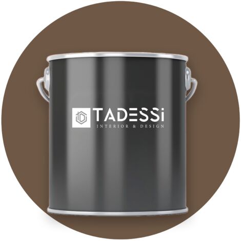 TADESSI Wall Select Wandfarbe Braun - Haselnuss - abwaschbare Innenfarbe matt - Dispersionsfarbe - Geruchsarm und Lösemittelfrei