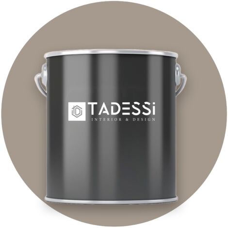 TADESSI Wall Select Wandfarbe Braun - Sanfttaupe - abwaschbare Innenfarbe matt - Dispersionsfarbe - Geruchsarm und Lösemittelfrei