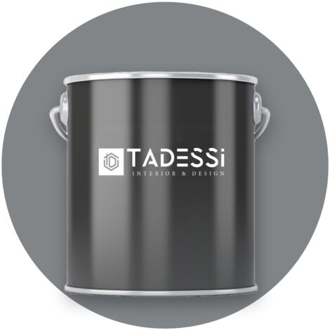 TADESSI Wall Select Wandfarbe Grau - Blaugrau - abwaschbare Innenfarbe matt - Dispersionsfarbe - Geruchsarm und Lösemittelfrei