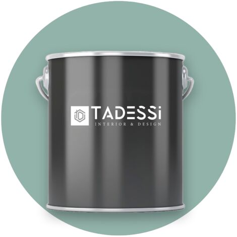 TADESSI Wall Select Wandfarbe Grün - Jadegrün - abwaschbare Innenfarbe matt - Dispersionsfarbe - Geruchsarm und Lösemittelfrei