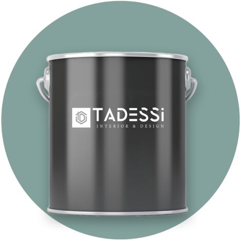 TADESSI Wall Select Wandfarbe Grün - Seegrün - abwaschbare Innenfarbe matt - Dispersionsfarbe - Geruchsarm und Lösemittelfrei