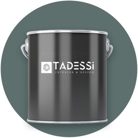 TADESSI Wall Select Wandfarbe Grün - Smaragd - abwaschbare Innenfarbe matt - Dispersionsfarbe - Geruchsarm und Lösemittelfrei
