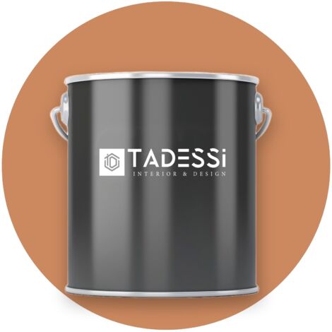 TADESSI Wall Select Wandfarbe Orange - Goldgelb - abwaschbare Innenfarbe matt - Dispersionsfarbe - Geruchsarm und Lösemittelfrei
