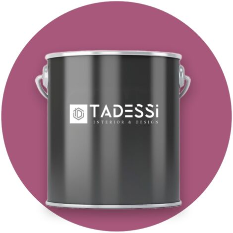 TADESSI Wall Select Wandfarbe Pink - Weinrot - abwaschbare Innenfarbe matt - Dispersionsfarbe - Geruchsarm und Lösemittelfrei