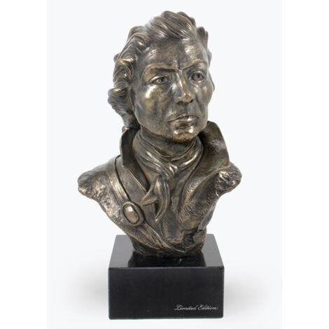 Tadeusz Kościuszko - Büste auf Marmor, Statuette einer berühmten Person, Dekoration für Büro, Schule und Hotel von Art-Dog