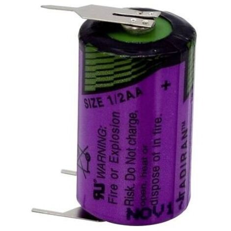 Tadiran Batteries SL 350 PT Batteria speciale 1/2 AA terminali a saldare a U Litio 3.6 V 1200 mAh 1 pz.