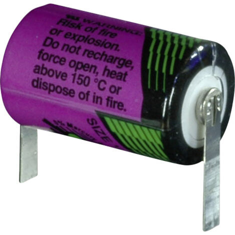 Tadiran Batteries SL 550 T Spezial-Batterie 1/2 AA hochtemperaturfähig, U-Lötfahne Lithium 3.6V 90 S641431