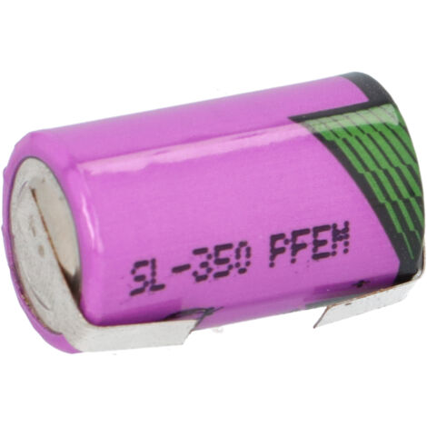 Tadiran Lithium 3,6V Batterie SL 350/T 1/2AA - Zelle, mit Lötfahnen U-Form